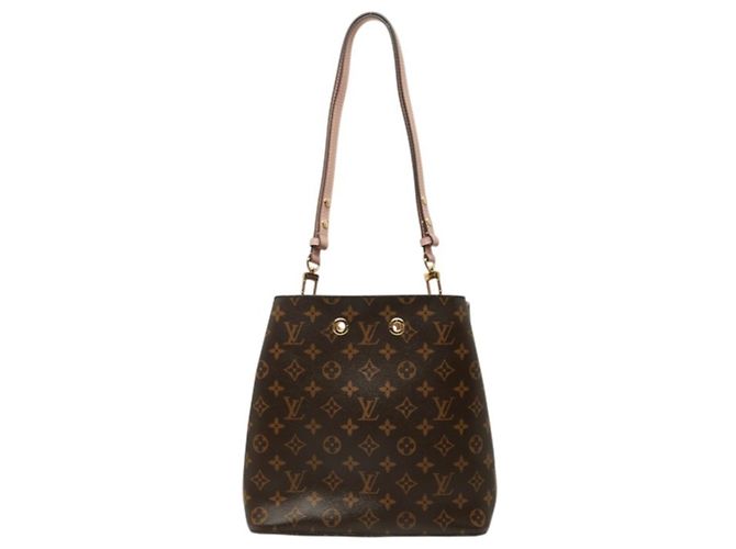 Néonoé Bolsa de Ombro Louis Vuitton Monogram NeoNoe Marrom Monograma