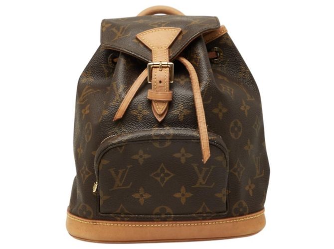 Louis Vuitton Monogram Mini Montsouris Backpack Brown