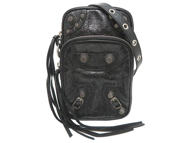 Borsa a tracolla Balenciaga Cagol da donna Nero