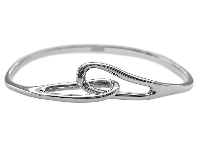 Tiffany & Co Bracciale rigido Tiffany Double Loop Argento