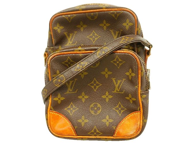 Borsa a tracolla Louis Vuitton Monogram Amazon Marrone
