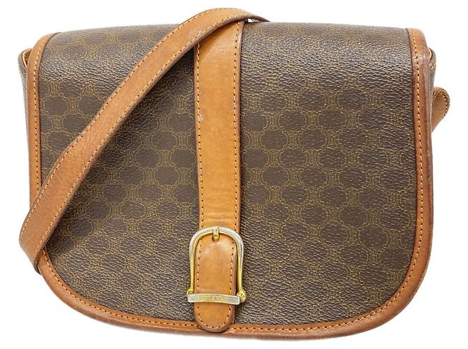 Céline Borsa a tracolla Celine Macadam Marrone