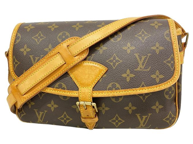 Borsa a tracolla Louis Vuitton Monogram Sologne Marrone