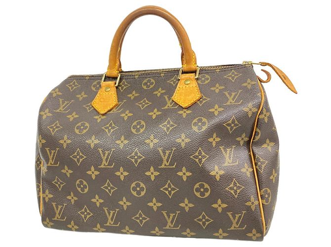 Louis Vuitton Monogram Speedy 30 Handtasche Braun