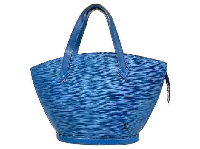Bolso Louis Vuitton Epi Saint Jacques Azul