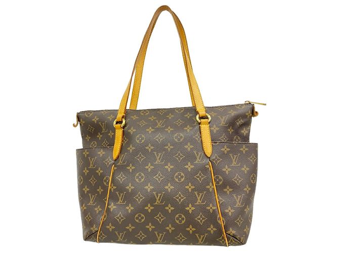 Saco Tote Louis Vuitton Monogram Totally MM Marrom