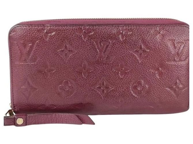 Cartera Larga Louis Vuitton Monogram Empreinte Burdeos Púrpura