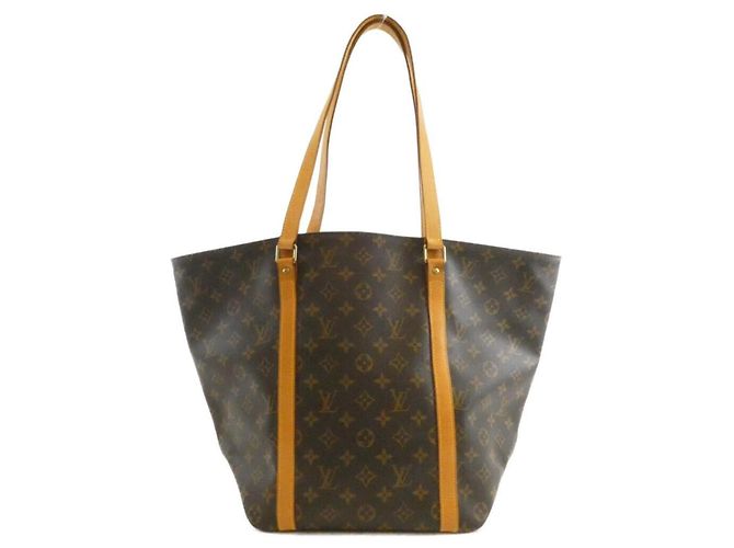 Louis Vuitton Monogram Shopping Handtasche Braun