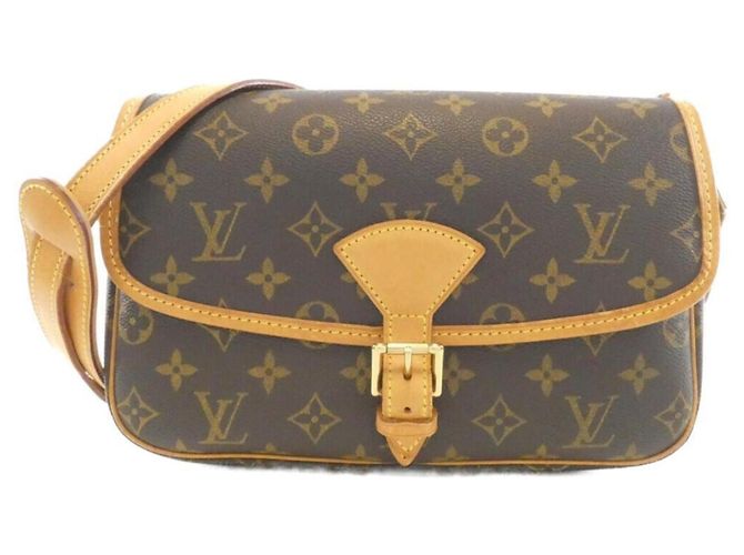 Bolsa de Ombro Louis Vuitton Monogram Sologne Marrom