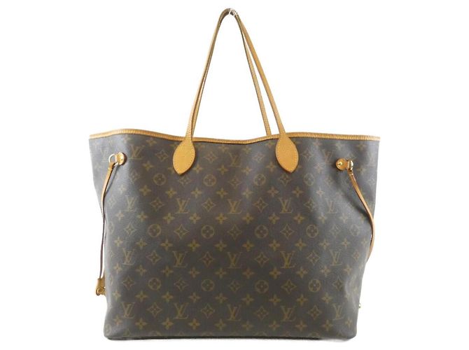 Sac à main Louis Vuitton Monogram Neverfull GM Marron