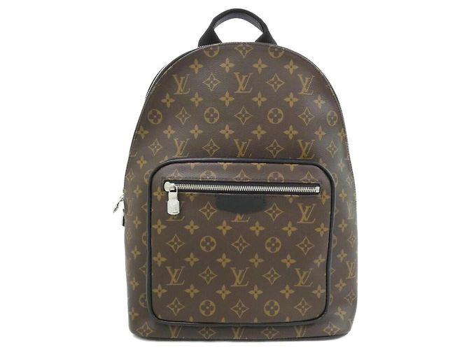 Louis Vuitton Monogram Macassar Josh Backpack Brown