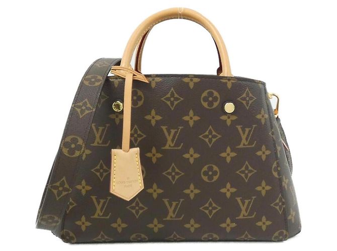 Louis Vuitton Monogram Montaigne BB Handtasche Braun
