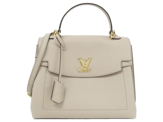 Louis Vuitton Lockme Ever Handtasche Beige