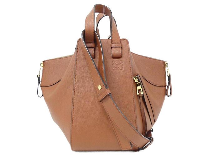 Bolsa de Ombro Loewe Hammock Small Marrom