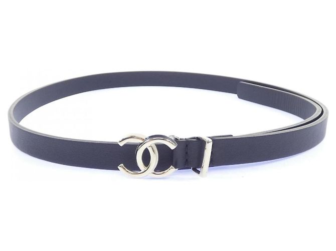 Chanel Standard Black Gürtel Schwarz