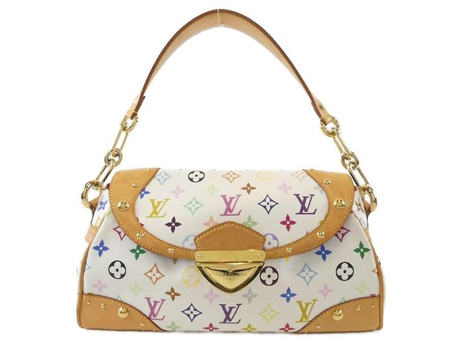 Sac à épaule Louis Vuitton Multicolor Beverly MM Blanc Multicolore