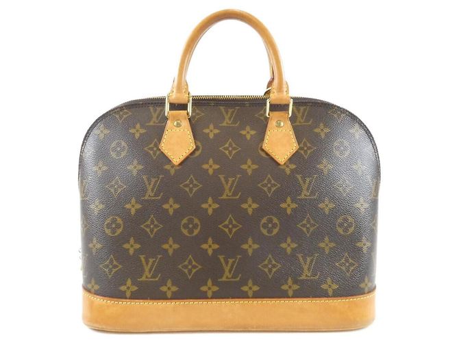 Sac à main Louis Vuitton Monogram Alma PM Marron