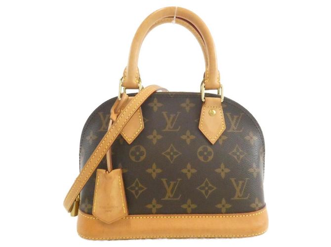 Louis Vuitton Monogram Alma BB Handtasche Braun