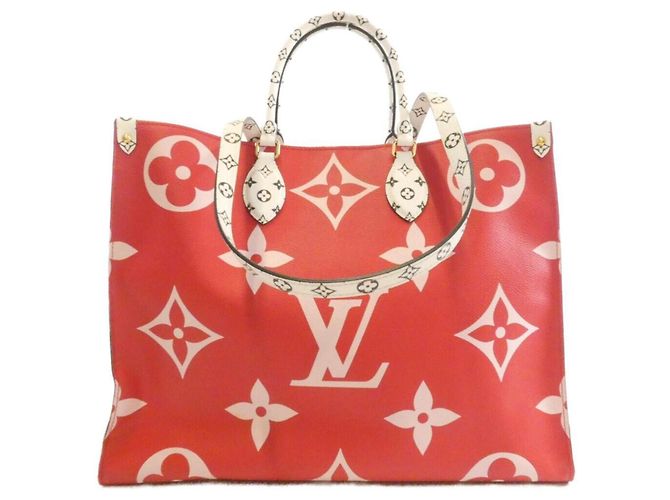 Louis Vuitton Monogram Giant OnTheGo GM Handtasche Rot