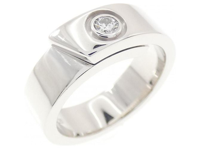 Cartier Ehering aus 18K Weißgold mit Diamanten
