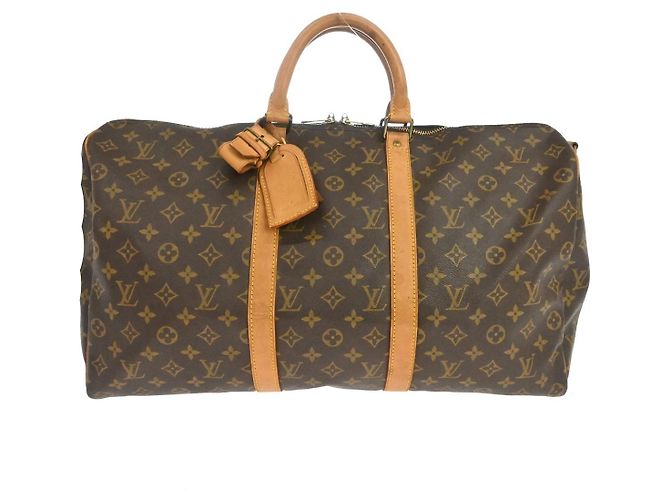 Louis Vuitton Keepall Bandoulière Monogram 50 Marrom