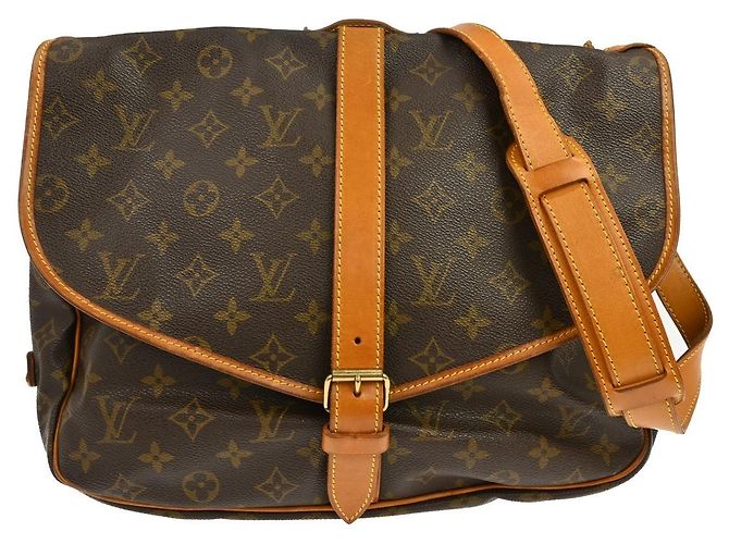 Louis Vuitton Saumur Monogram 35 Marron