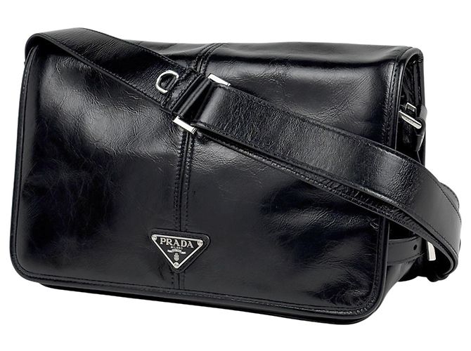 Sac à épaule Prada PRADA en cuir noir