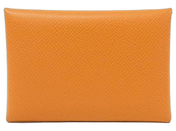 Hermès Monedero Hermes Calvi Duo Naranja