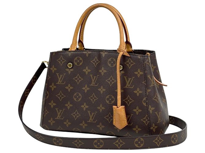 Sac à main Louis Vuitton Montaigne BB Marron