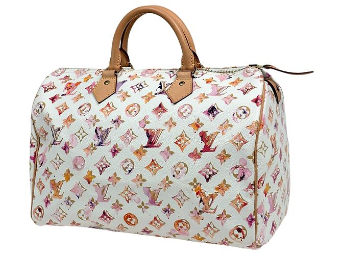Louis Vuitton Speedy 35 Handtasche Weiß