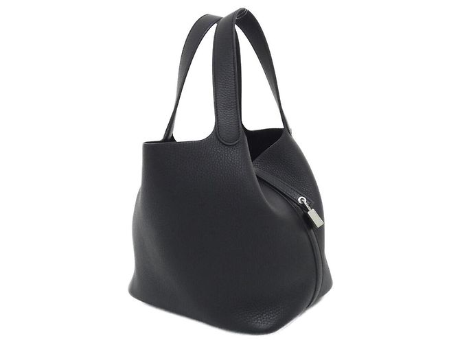 Hermès Borsa Hermes Picotin Lock MM Nero
