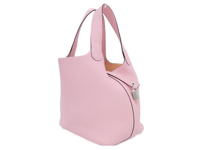 Hermès Bolsa Hermes Picotin Lock PM Rosa