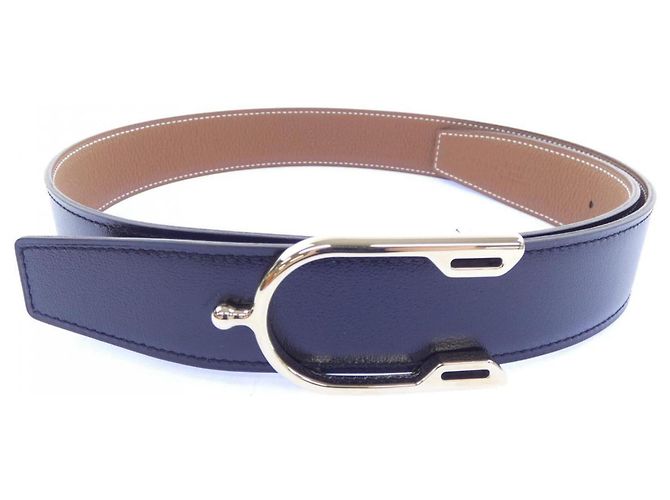Hermès Hermes Standard Gürtel in Schwarz/Braun