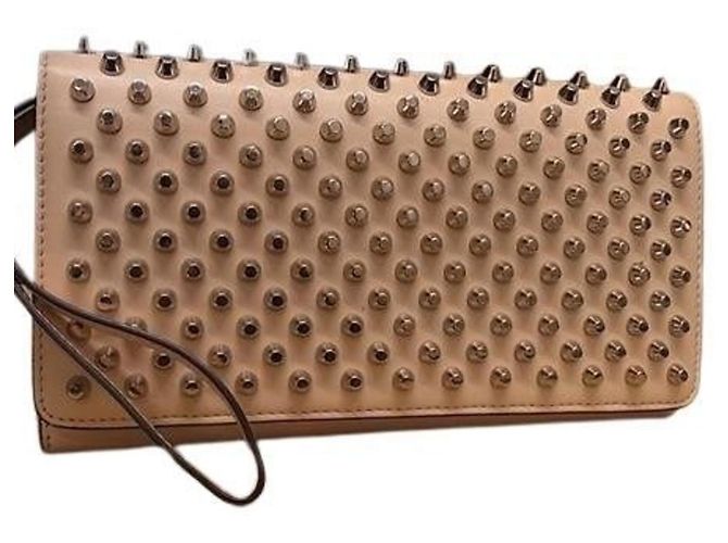 Cartera Macaron Christian Louboutin Beige