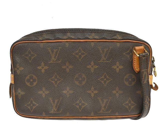 Louis Vuitton Pochette Marly Bandouliere Monogram Canvas medium Brown