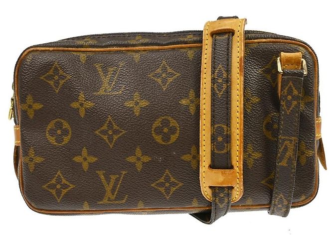 Louis Vuitton Marly Monogram MM Marrone