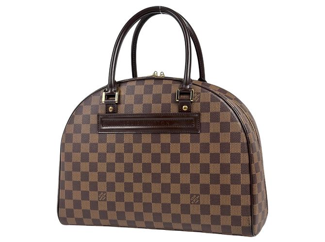 Bolsa Louis Vuitton Nolita Boston Marrom Damier ebene