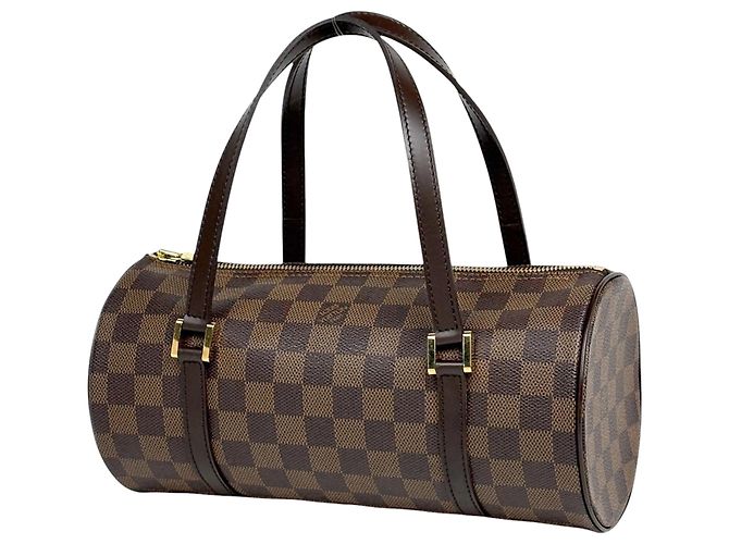 Louis Vuitton Papillon 26 Handtasche Braun Damier ebene