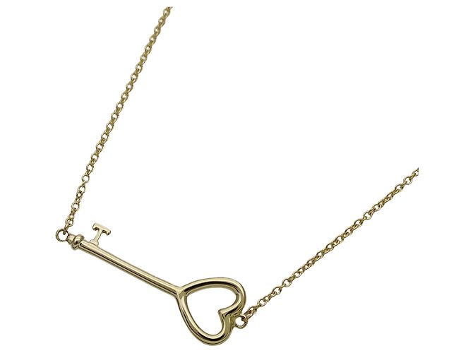 Collana Chiave Cuore in Oro Giallo Tiffany & Co. D'oro