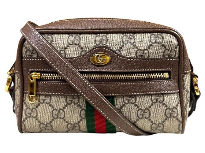 Borsa Mini Gucci Ophidia Marrone Beige