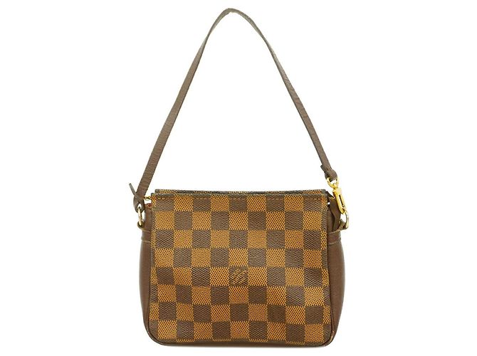 Louis Vuitton Damier Trousse Makeup Bag in Ebene Damier ebene