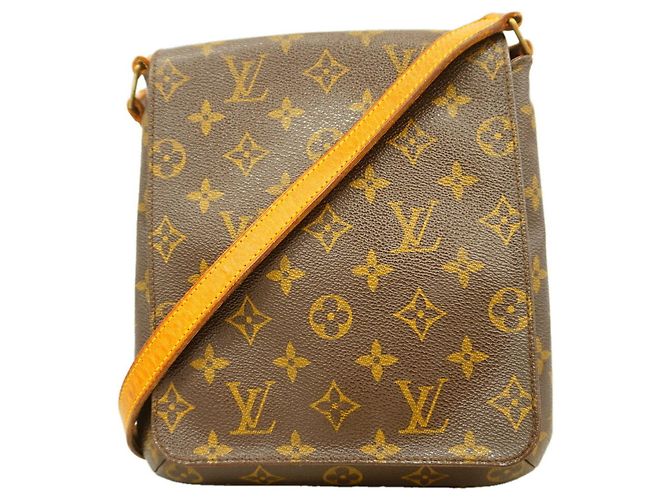 Borsa a tracolla Louis Vuitton Monogram Musette Salsa Marrone