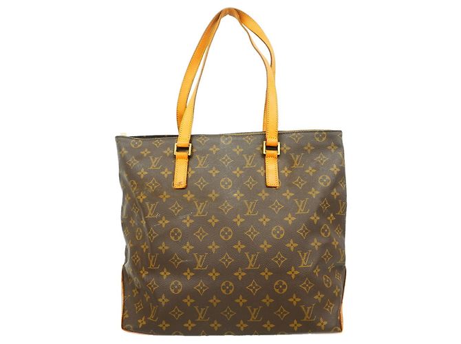 Borsa Cabas Mezzo Monogram Louis Vuitton Marrone