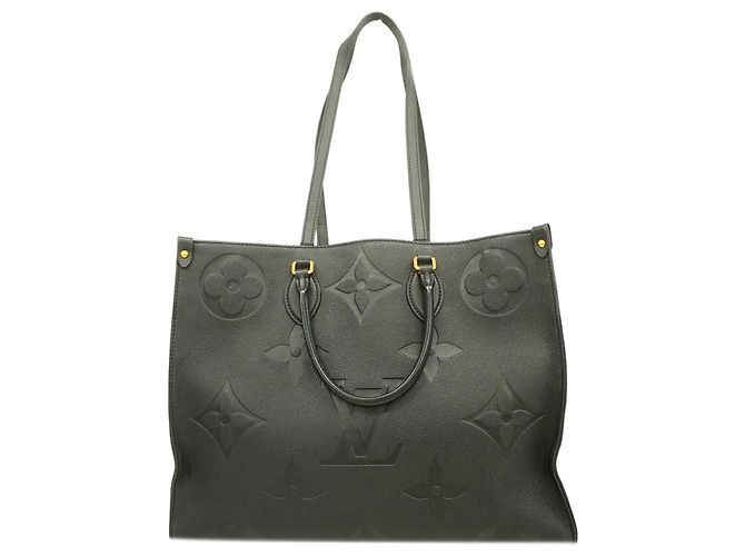 Borsa Tote Louis Vuitton Monogram Empreinte OnTheGo GM Nero