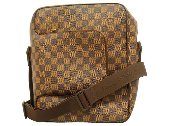 Sac à épaule Louis Vuitton Damier Olaf MM Damier ebène