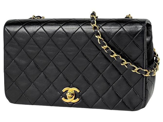Borsa a tracolla Chanel Matelassé Nero