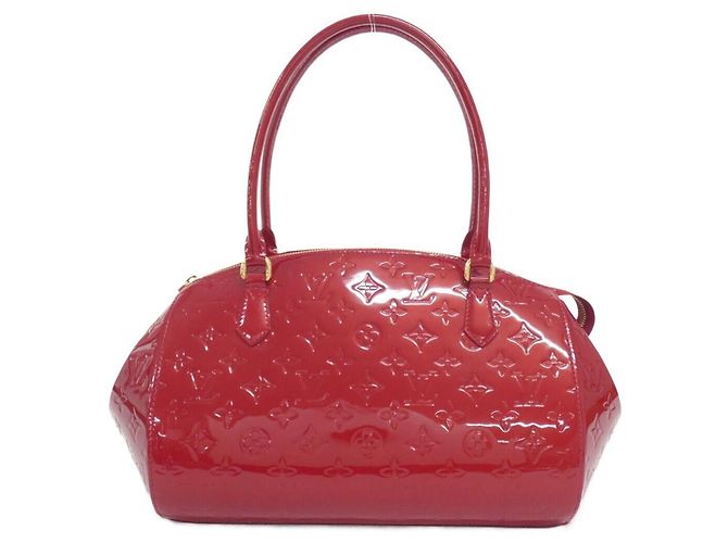 Borsa a tracolla Louis Vuitton Vernis Sherwood GM Rosso