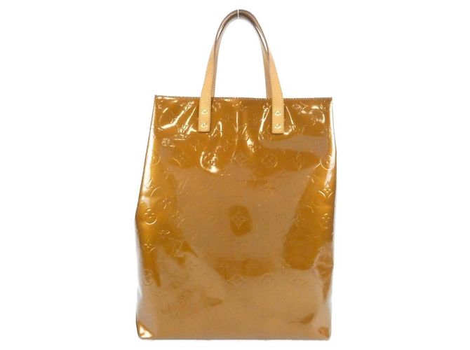 Borsa Louis Vuitton Vernis Lead MM Bronzo