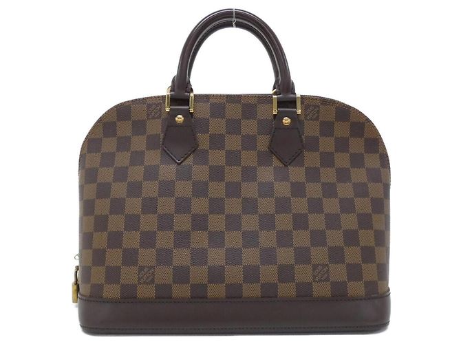 Sac à main Louis Vuitton Damier Alma PM Damier ebène