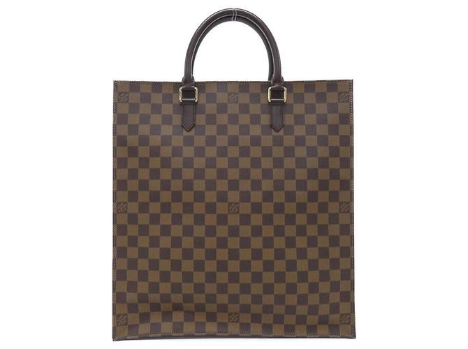 Louis Vuitton Damier Sac Plat Handtasche Damier ebene